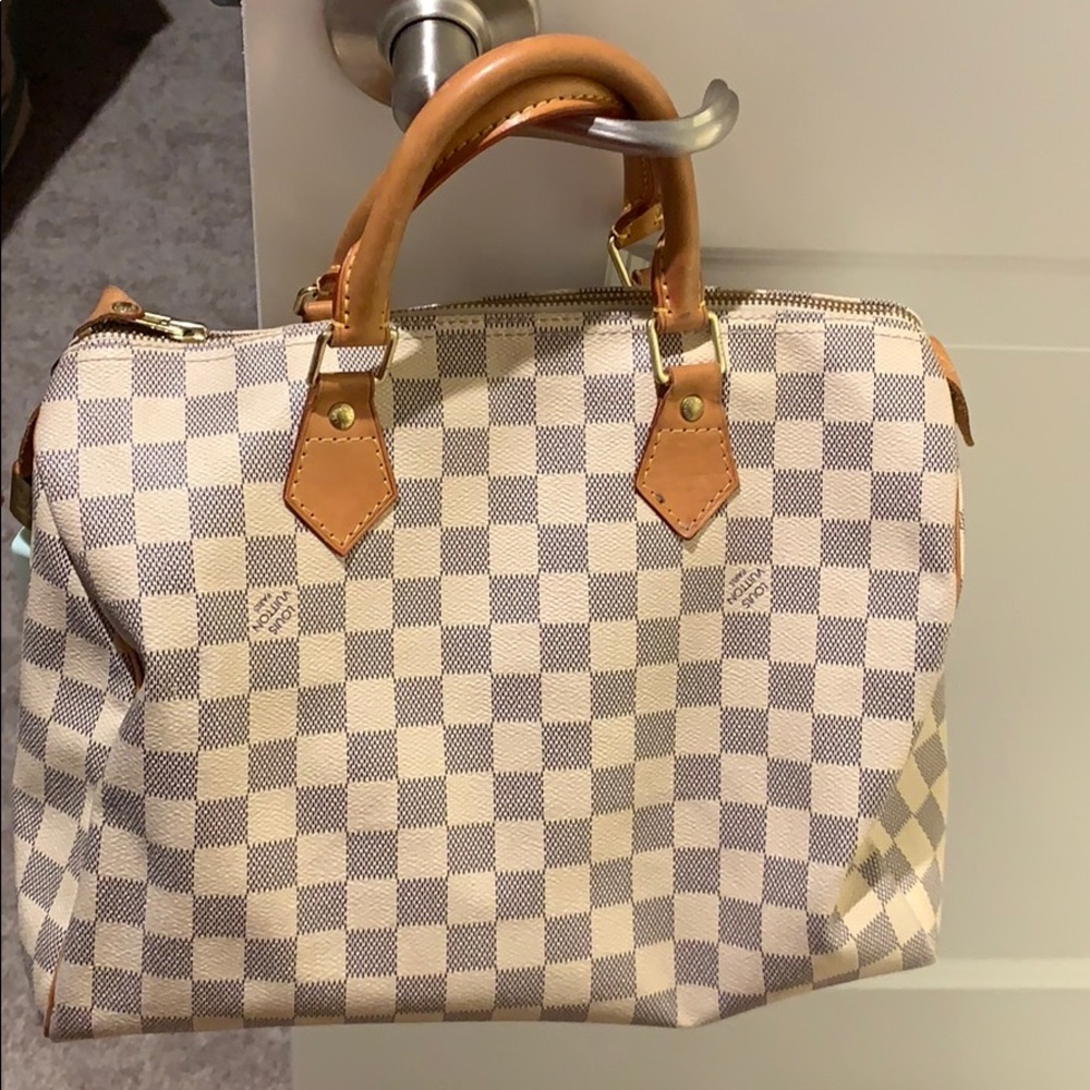 Speedy 30 Louis Vuitton bag and lv wallet